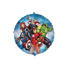 PALLONCINO MYLAR AVENGERS 45 CM CON PESETTO E NASTRINO