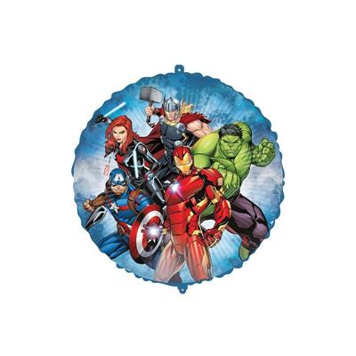 PALLONCINO MYLAR AVENGERS 45 CM CON PESETTO E NASTRINO