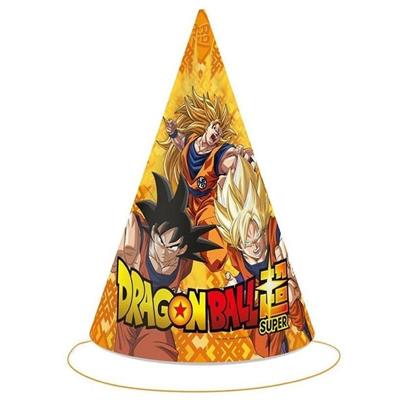 CAPPELLINI IN CARTA DRAGON BALL 6 PZ 11X16 CM