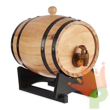 BOTTE VINO IN LEGNO 3 LT 29,5x21x22,3 cm