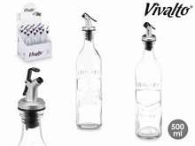 OLIERA IN VETRO TRASPARENTE 500 ML