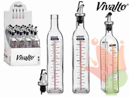 OLIERA IN VETRO CON MISURINO 500 ML