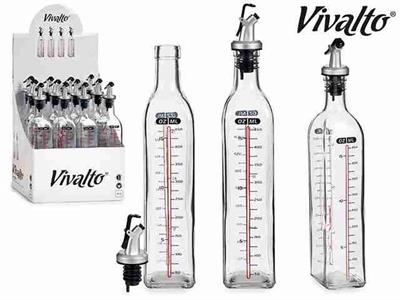 OLIERA IN VETRO CON MISURINO 500 ML