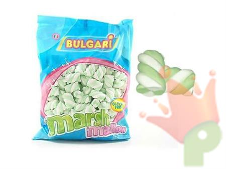 MARSHMALLOW TRECCIA BIANCA/VERDE 1KG