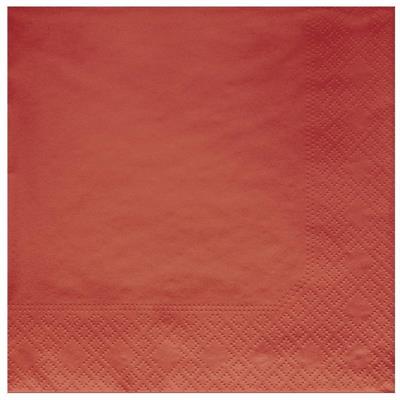 TOVAGLIOLI ROSSI 3 VELI 33X33 CM 20 PZ