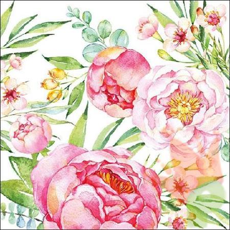 TOVAGLIOLI 3V 33X33 PEONY 20PZ