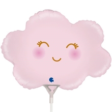 PALLONCINO MINI SHAPE NUVOLA ROSA 14