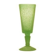 FLUTE MEMENTO VERDE LIME H.17 CM METACRILATO