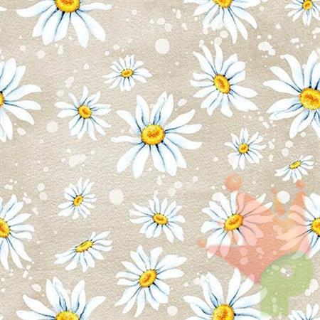 TOVAGLIOLI 3V 33X33 DAISIES STONE 20PZ