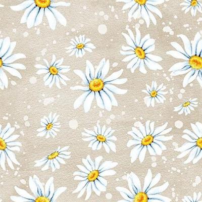 TOVAGLIOLI 3V 33X33 DAISIES STONE 20PZ