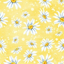 TOVAGLIOLI 3V 33X33 DAISIES YELLOW 20PZ