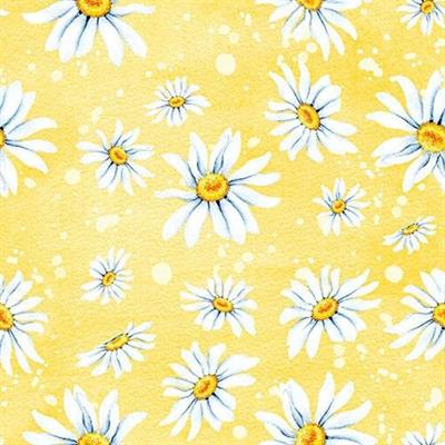 TOVAGLIOLI 3V 33X33 DAISIES YELLOW 20PZ