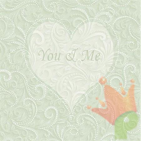 TOVAGLIOLI 3V 33X33 YOU & ME GREEN 20PZ