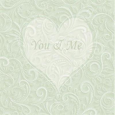 TOVAGLIOLI 3V 33X33 YOU & ME GREEN 20PZ