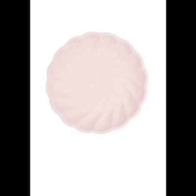 PIATTI VERT DECOR ROSA  22,9 CM 6 PZ