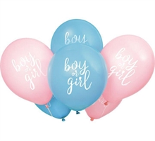 PALLONCINI LATTICE GENDER REVEAL 8 PZ 12 INCH 30 CM