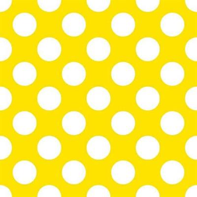 TOVAGLIOLI 3V 33X33 BIG DOTS YELLOW 20PZ