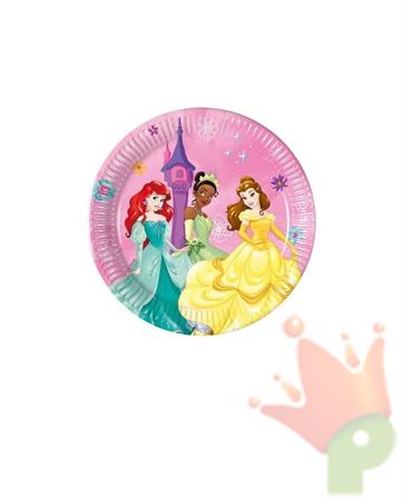 PIATTI PRINCIPESSE DISNEY IN CARTA 23 CM 8 PZ