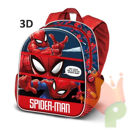 ZAINO ASILO SPIDERMAN 3D 31X26X11CM