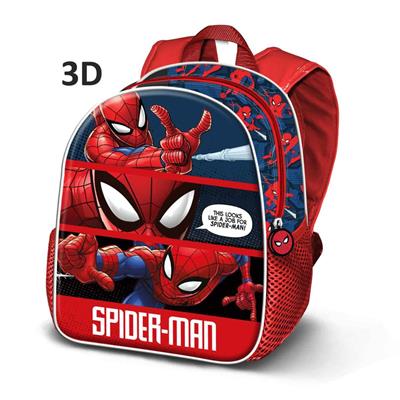 ZAINO ASILO SPIDERMAN 3D 31X26X11CM