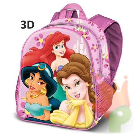 ZAINO ASILO PRINCIPESSE DISNEY 3D 31X26X11 CM