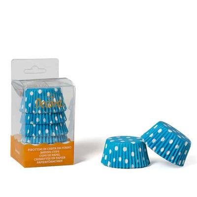 PIROTTINI 50X32MM POIS AZZURRO 75PZ