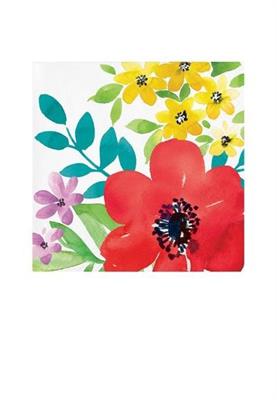 TOVAGLIOLI FIORI PAPAVERI PRIMAVERILI 25X25 CM 16 PZ