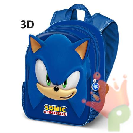 ZAINO ASILO SONIC 3D 31X26X11 CM