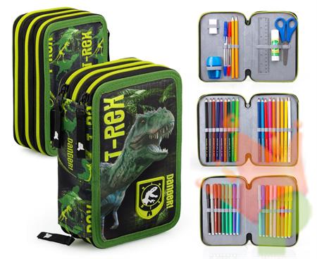 ASTUCCIO 3ZIP DINOSAURO T-REX