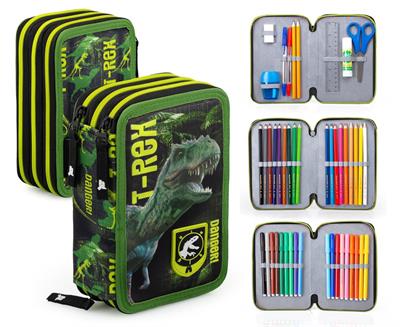 ASTUCCIO 3ZIP DINOSAURO T-REX