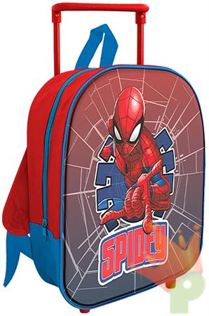 ZAINO TROLLEY ASILO SPIDERMAN 28X22X10 CM