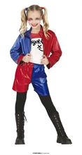 COSTUME HARLEY QUINN BAMBINA TG. 5-6 ANNI