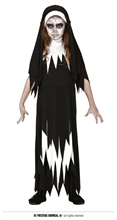 COSTUME SUORA HORROR BAMBINA TG. 7-9 ANNI