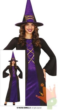 COSTUME STREGA VIOLA ADULTA TG. 36-38 S