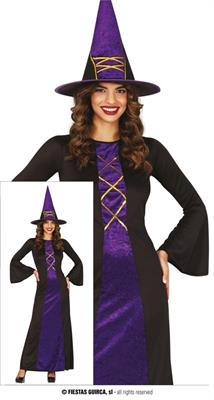 COSTUME STREGA VIOLA ADULTA TG. 36-38 S