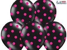 PALLONCINI 12INCH NERO POIS 6PZ