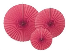 ROSONI DECORATIVI FUCSIA 40/32/23CM 3pz