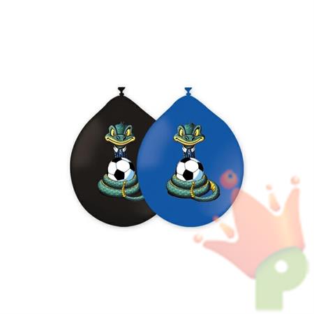 PALLONCINI 10INCH 26CM SIBILO NERAZZURRO 20PZ