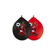 PALLONCINI 10 INCH DIABLOTTO ROSSO NERO 20 PZ