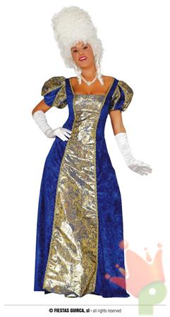 COSTUME MARCHESA BLU ADULTA TAGLIA  L 42 44