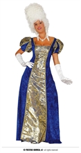 COSTUME MARCHESA BLU ADULTA TAGLIA  L 42 44