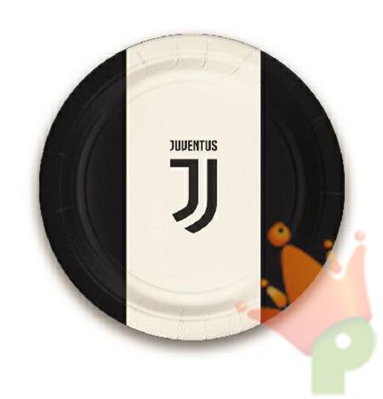 PIATTO 18CM PRODOTTO UFFICIALE JUVENTUS 8PZ