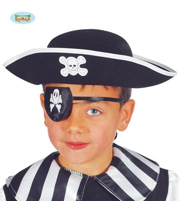 CAPPELLO PIRATA BAMBINO IN FELTRO