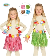 SET HAWAIANO AZZURRO BAMBINA