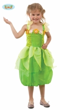 COSTUME FATA VERDE CAMPANELLINO BAMBINA 5-6 ANNI