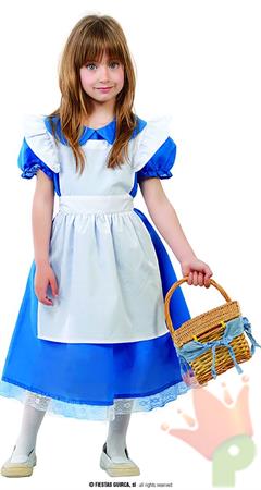 COSTUME ALICE BAMBINA TG. 7-9 ANNI