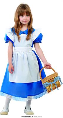 COSTUME ALICE BAMBINA TG. 7-9 ANNI