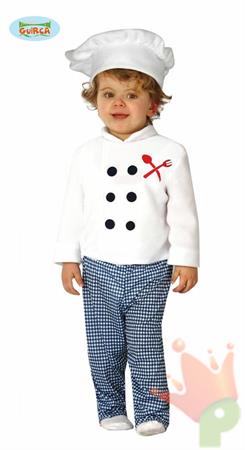 COSTUME BABY CHEF 6-12 MESI