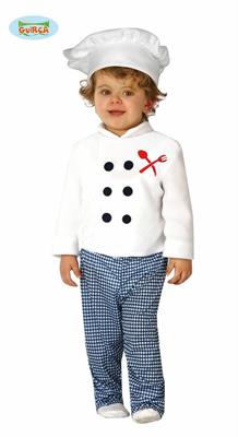 COSTUME BABY CHEF 6-12 MESI