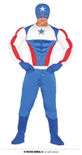 COSTUME SUPEREROE ADULTO TAGLIA L 52 54